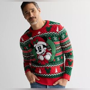 NEW Disney's Mickey Mouse Men's Sweater